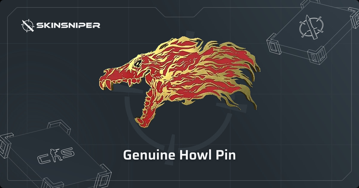 Genuine Howl Pin - CS2 Prices | SkinSniper