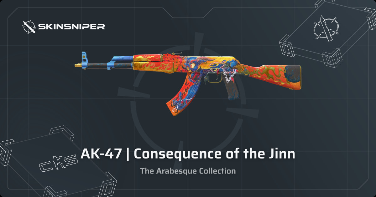 AK-47 | Consequence of the Jinn - CS2 Skin Prices | SkinSniper