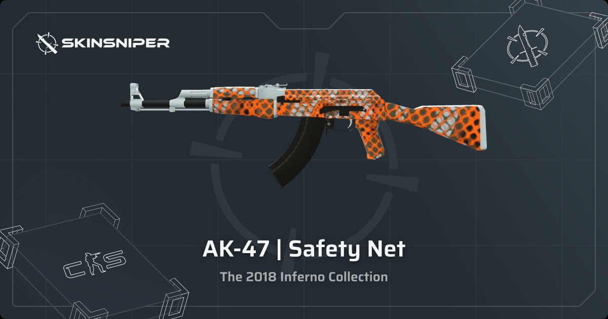 AK-47 | Safety Net - CS2 Skin Prices | SkinSniper