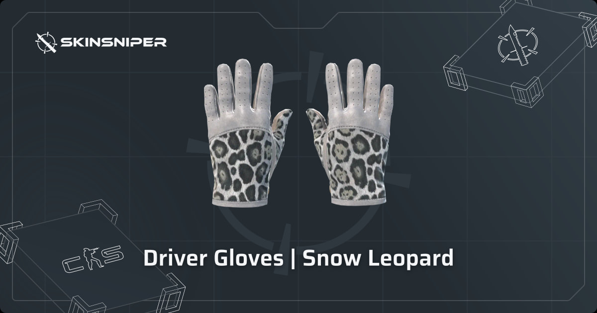 ☆ Driver Gloves | Snow Leopard - CS2 Skin Prices | SkinSniper