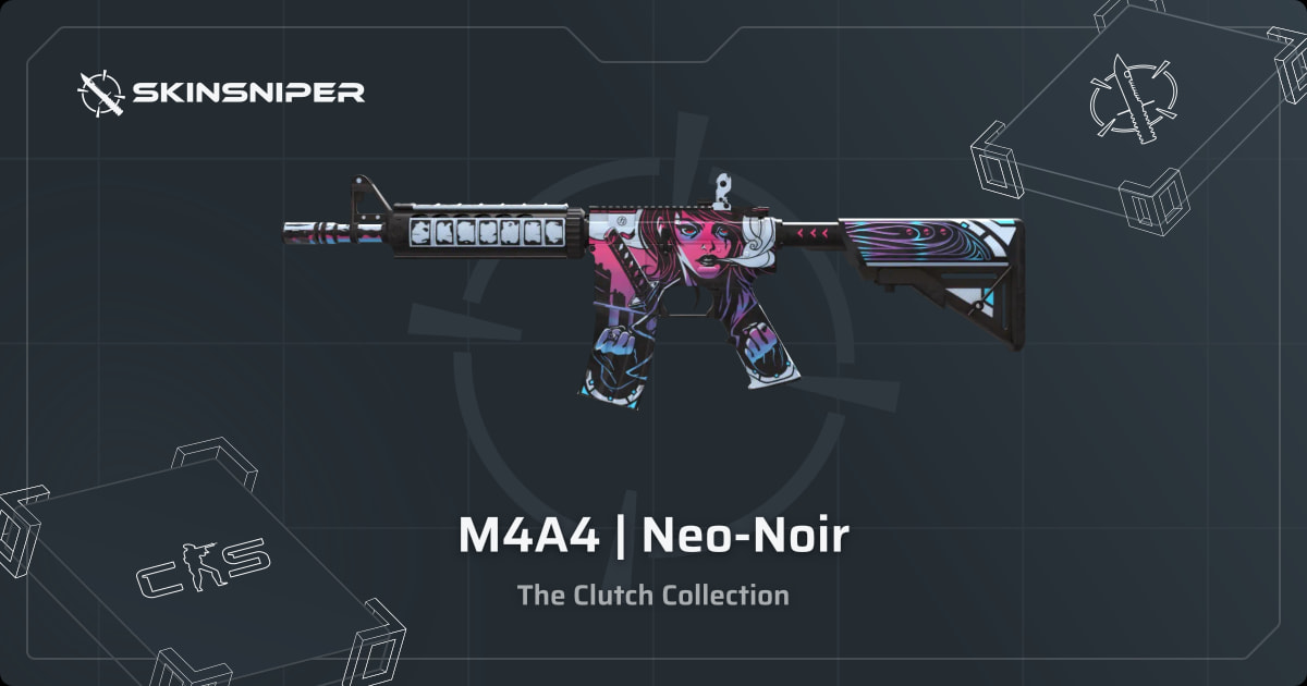 M4A4 | Neo-Noir - CS2 Skin Prices | SkinSniper